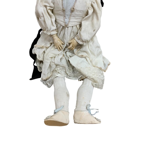 526 - Early 20th Century Armand Marseille bisque headed doll, clothed, with sleeping eyes, open mouth show... 