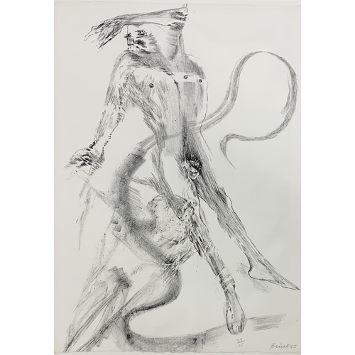 1551 - Elisabeth Frink (1930-1993) Spinning Man V, 1965, 49/65, signed and numbered in pencil, lithograph, ... 