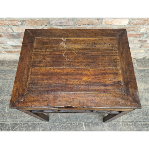 1225 - Antique Chinese wine table, H 80cm x W 67cm x D 52cm