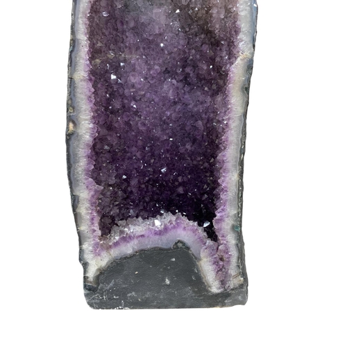 1097 - Natural History - Amethyst geode 'Cathedral', an impressive naturally formed cavity from Rio Grande ... 