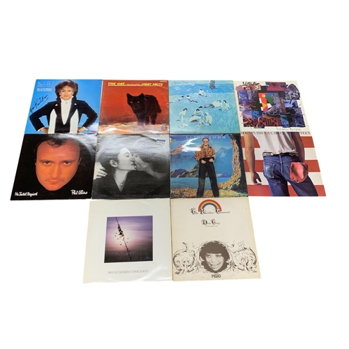 586 - Collection of mixed genre vinyl to include Queen, John Lennon, Duran Duran, The Beatles, Osibisa, El... 