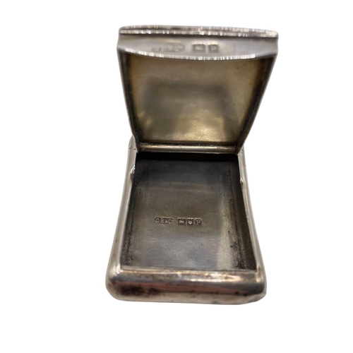 142 - Military interest silver tobacco box, the hinged lid engraved 'Royal Warwickshire' regiment crest, m... 