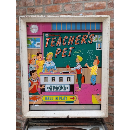 1420 - Vintage retro Williams 'Teachers Pet' pinball machine, in working order, H 176cm x W 57cm x D 132cm