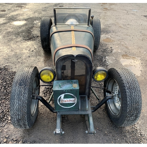 1007 - Bespoke homage to the Bentley Blower, three quarter size scratch built by a family in Somerset, 1960... 