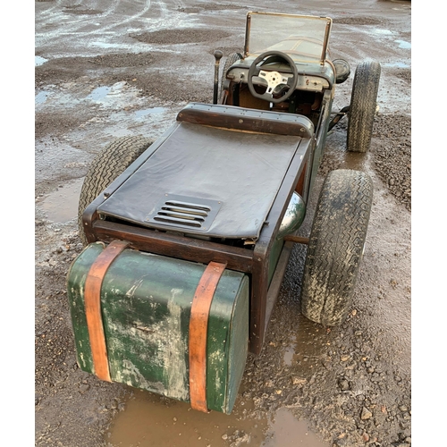 1007 - Bespoke homage to the Bentley Blower, three quarter size scratch built by a family in Somerset, 1960... 