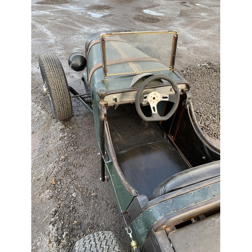 1007 - Bespoke homage to the Bentley Blower, three quarter size scratch built by a family in Somerset, 1960... 