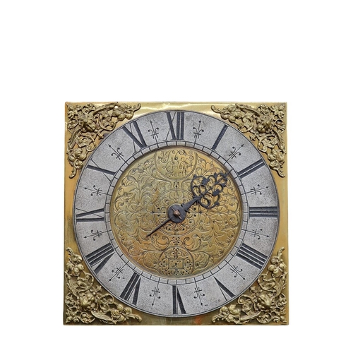 207 - Rare John Lambert of London Georgian longcase clock with brass dial and silvered chapter ring, 30 ho... 