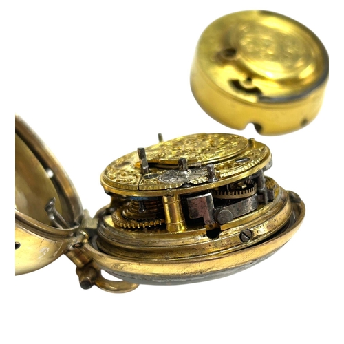 17 - Markwich Markham of London - Georgian cased Ottoman pocket watch for the Turkish market, inlaid tort... 