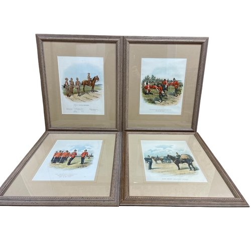 238 - Richard Simkin (1850-1926) mixed quantity of regimental military prints, by J.J Kelliher & Co, large... 