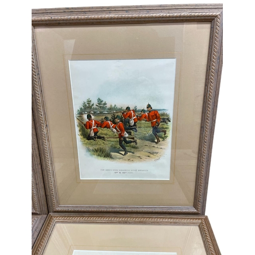 238 - Richard Simkin (1850-1926) mixed quantity of regimental military prints, by J.J Kelliher & Co, large... 