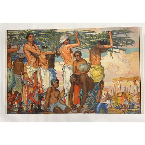 1609 - Elijah Albert Cox (1876–1955) 'The Empire's Sugar Cane, produced for The Empire Marketing Board, lit... 