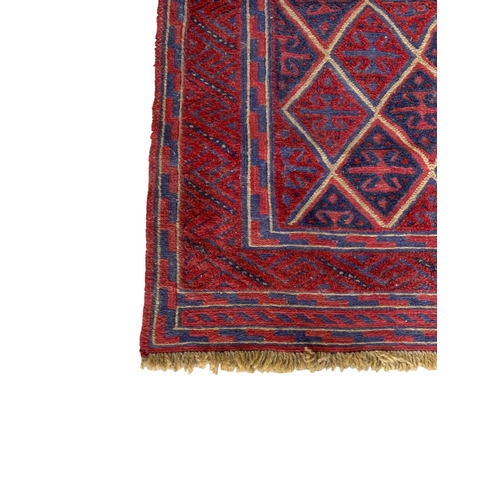 1735 - Kelim rug with geometric design, 126cm x 108cm