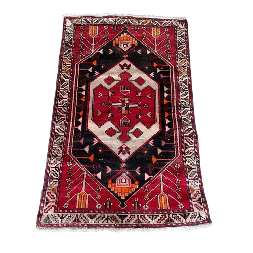 1763 - Persian village Qashqai rug, 200cm x 130cm