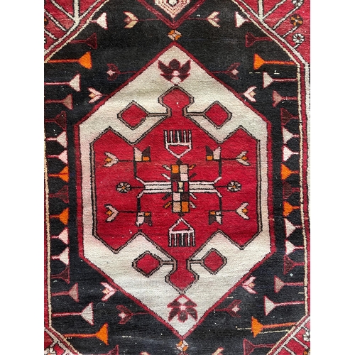 1763 - Persian village Qashqai rug, 200cm x 130cm