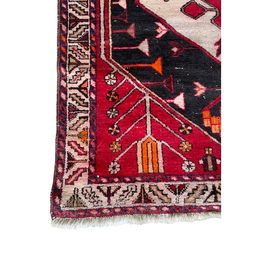 1763 - Persian village Qashqai rug, 200cm x 130cm