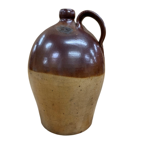 437 - Local Interest - ' John Taylor Gloster ' salt glazed stoneware flagon, H 42cm