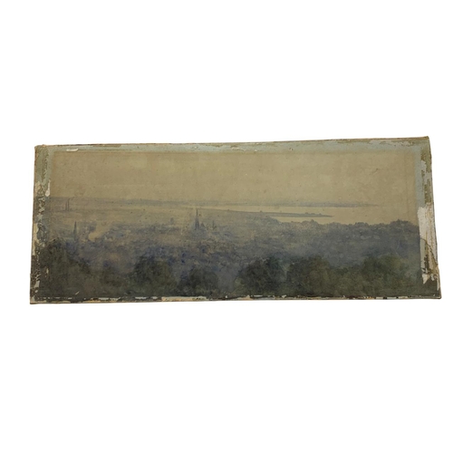 1570 - In the circle Joseph Mallord William Turner (1775-1851) - Bristol, unsigned, watercolour, 20 x 51cm,... 