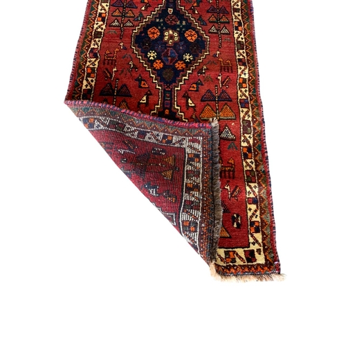 1662 - South West Persian Qashgai runner, 282cm x 70cm