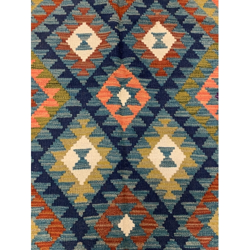 1674 - Maimana Kilim, 148cm x 100cm