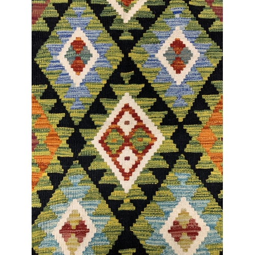 1676 - Maimana Kilim runner, 198cm x 68cm