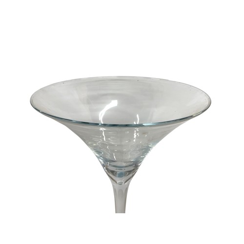 424 - Pair of very large novelty martini glasses, H 90cm