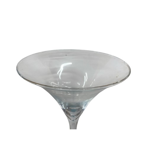 424 - Pair of very large novelty martini glasses, H 90cm