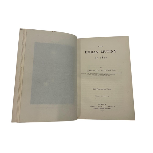 683 - Quantity of antique and vintage books to include India By Mortimer Menpes (1916), The Indian Mutiny ... 