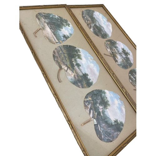 1515 - Alfred William Eustace (1820-1907) - Framed collection of Eucalyptus leaf paintings, signed by artis... 