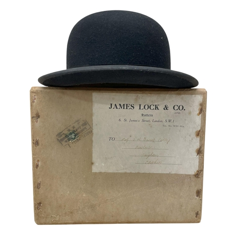 577 - Quantity of gentleman's bowler hats to include Christies grey wool, The Dulcis make and a Lock & co ... 