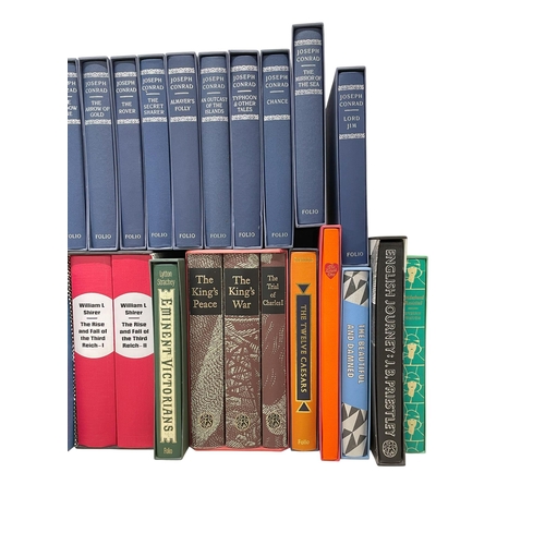 693 - Folio Society - mixed collection of Folio books to include The Works of Joseph Conrad, F. Scott Fitz... 