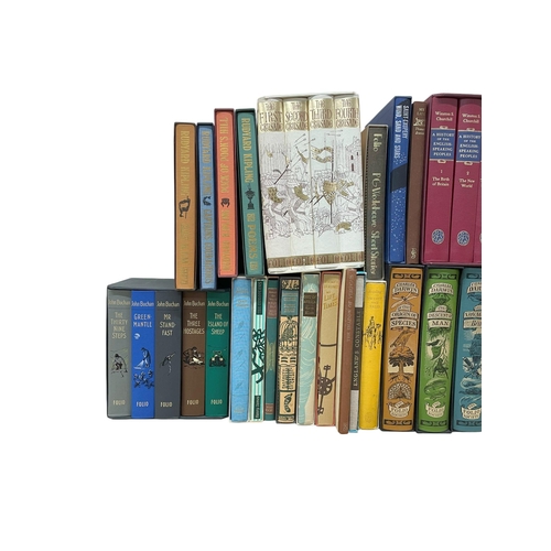 694 - Folio Society - mixed collection of Folio books to include Churchill - History of the English Speaki... 