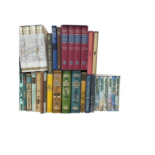 694 - Folio Society - mixed collection of Folio books to include Churchill - History of the English Speaki... 