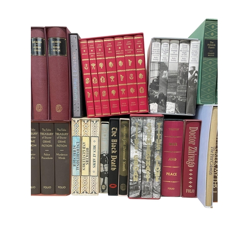 698 - Folio Society - mixed collection of Folio books to include Charles Dickens, George Orwell, Mervyn Pe... 