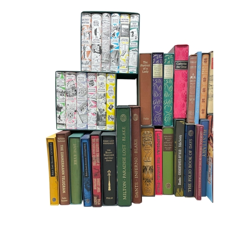 699 - Folio Society - mixed collection of Folio books to include Arthur Ransome, Raymond Chandler, Barbara... 