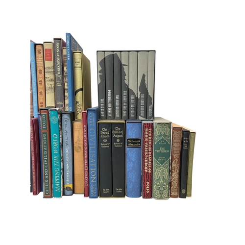 699 - Folio Society - mixed collection of Folio books to include Arthur Ransome, Raymond Chandler, Barbara... 