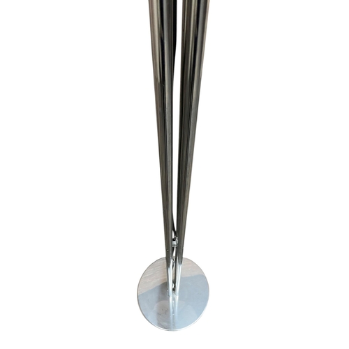 1061 - Harvey Guzzini - 'Quadrifoglio' floor lamp, chrome frame, 166cm high