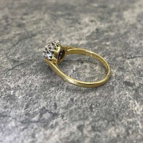 6 - Art Deco 9ct gold cased gents dress watch by Rolls, watch af, case 6.2g gross