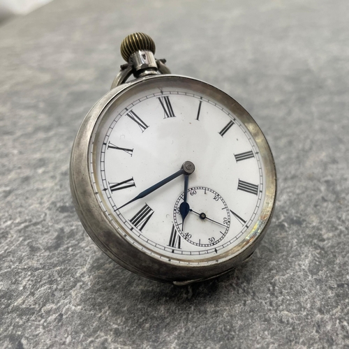 10 - Three antique silver pocket watches, to include an Elgin, 245.3g gross