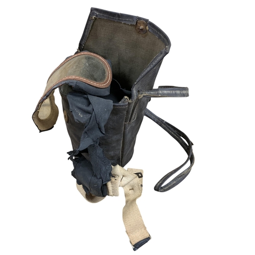 2053 - A WWII Home Front baby's gas mask by ROMAC, dated 1939; together with a WWII civilian gas mask (a/f)... 