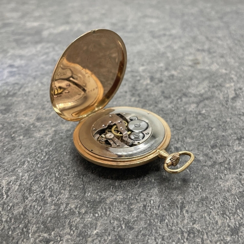 26 - Handsome early 20th century open face pocket watch, 46mm case, textured dial with Roman numerals and... 