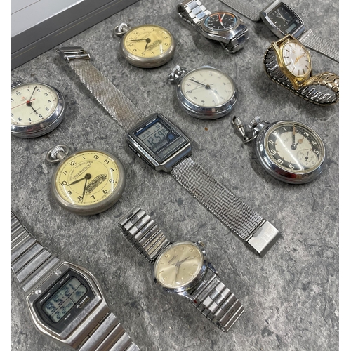 29 - Mixed watches - Vintage Seiko 5 Automatic stainless steel gents watch, Seiko quartz, Favre-Leuba, fi... 