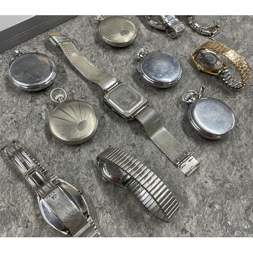 29 - Mixed watches - Vintage Seiko 5 Automatic stainless steel gents watch, Seiko quartz, Favre-Leuba, fi... 