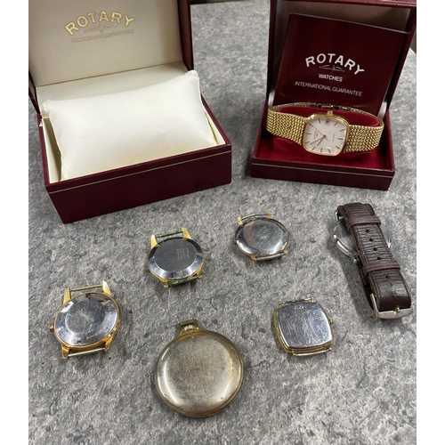 30 - Mixed watches - Timex, Casio World Time, cased Rotary and others