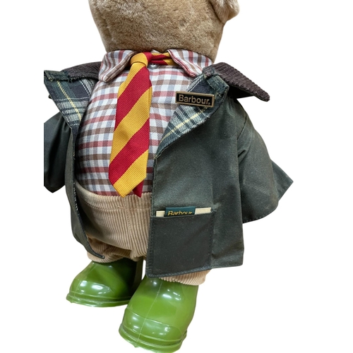 GabrielleDesigns社 Barbour テディベア Henry Gabrielle Designs Paddington Hooray Henry Sloane Bear, with