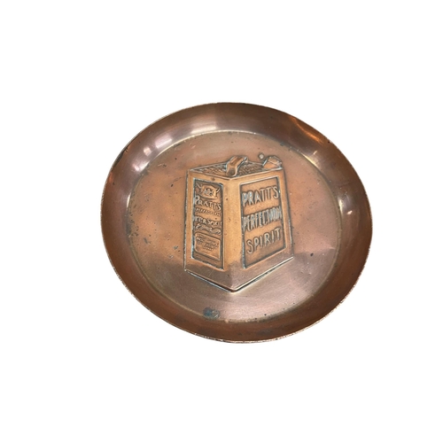 29 - Mixed car collectables - two MG ashtrays, Pratts copper dish, Mercedes Benz enamel sign, car tin mou... 