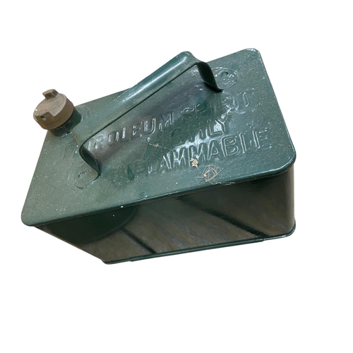 38 - Mixed collection of vintage automobilia to include Esso oil can, oil funnels, Castrol oil can and Ki... 
