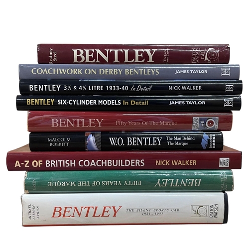 40 - Quantity of Bentley hardback books to include Bentley The Silent Sports Car 1931-1941 by Michael Ell... 