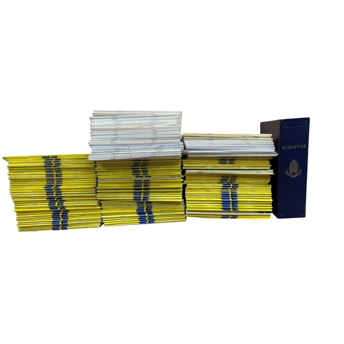 41 - An extensive collection of 'Bugantics' Bugatti Owners Club Journal magazines together with a collect... 