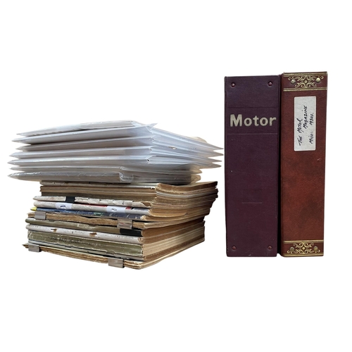 58 - An extensive collection of Pre-War The Motor and The Autocar magazines dating to the 1920's and 1930... 