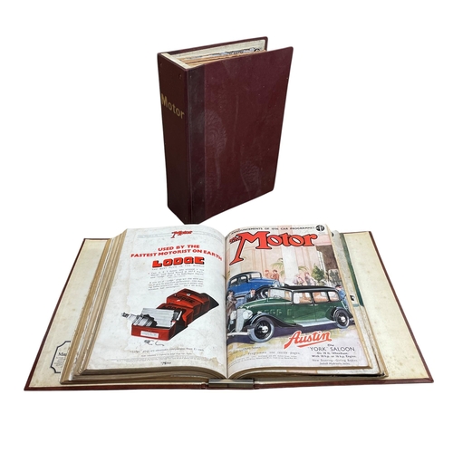58 - An extensive collection of Pre-War The Motor and The Autocar magazines dating to the 1920's and 1930... 